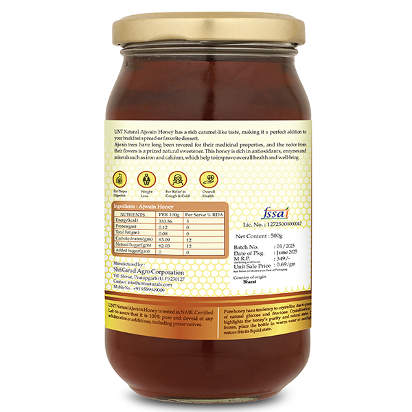 Ajwain Honey | 100% Natural |500 GM